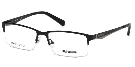 Shiny Black HARLEY-DAVIDSON HD0766 Eyeglasses.