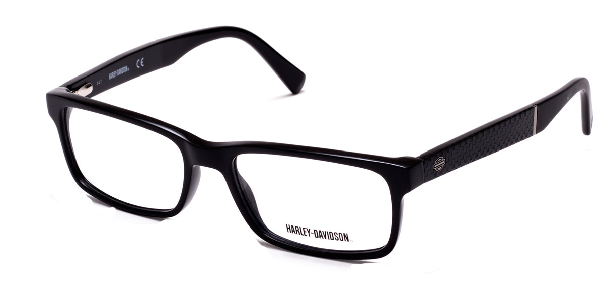 Shiny Black HARLEY-DAVIDSON HD0774 Eyeglasses.