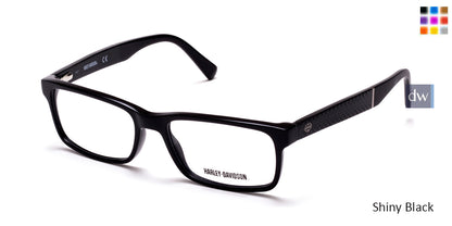Shiny Black HARLEY-DAVIDSON HD0774 Eyeglasses.