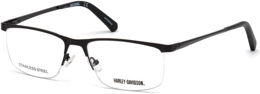 Matte Black HARLEY-DAVIDSON HD0778 Eyeglasses.
