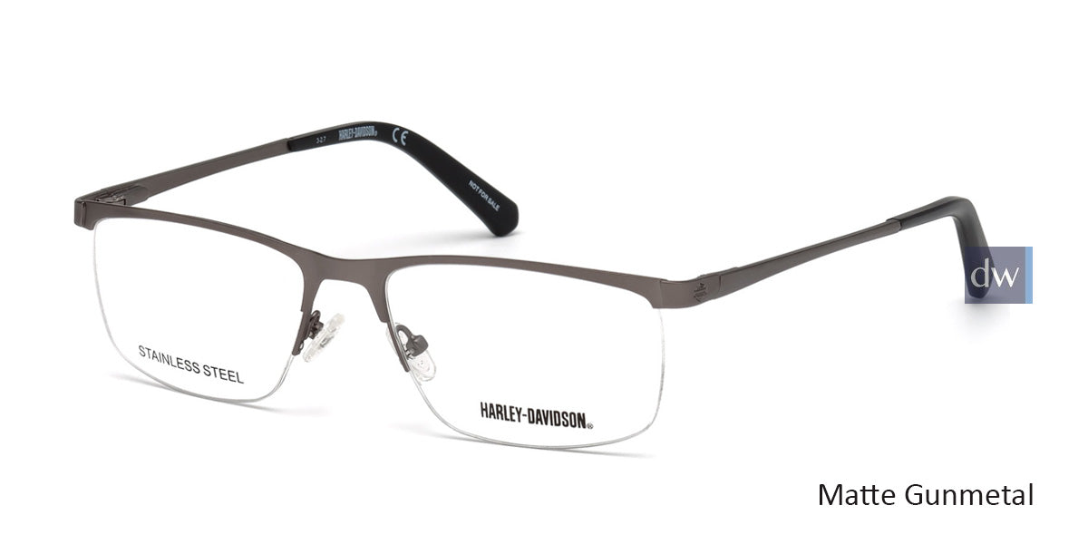 Matte Gunmetal HARLEY-DAVIDSON HD0778 Eyeglasses.