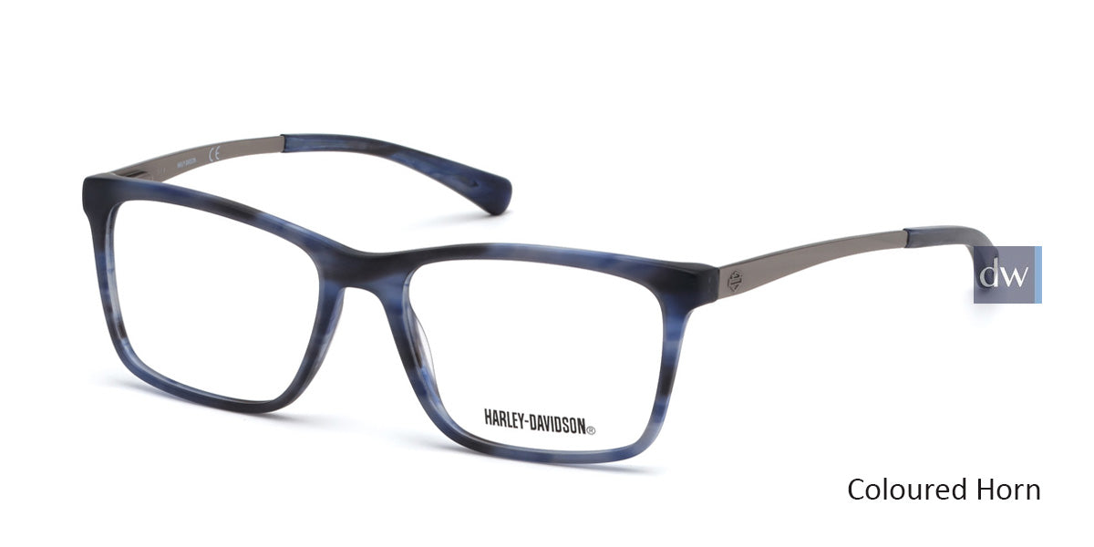 Coloured Horn HARLEY-DAVIDSON HD0779 Eyeglasses.