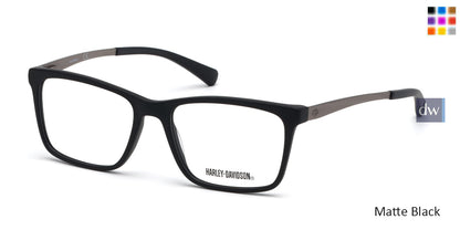Matte Black HARLEY-DAVIDSON HD0779 Eyeglasses.