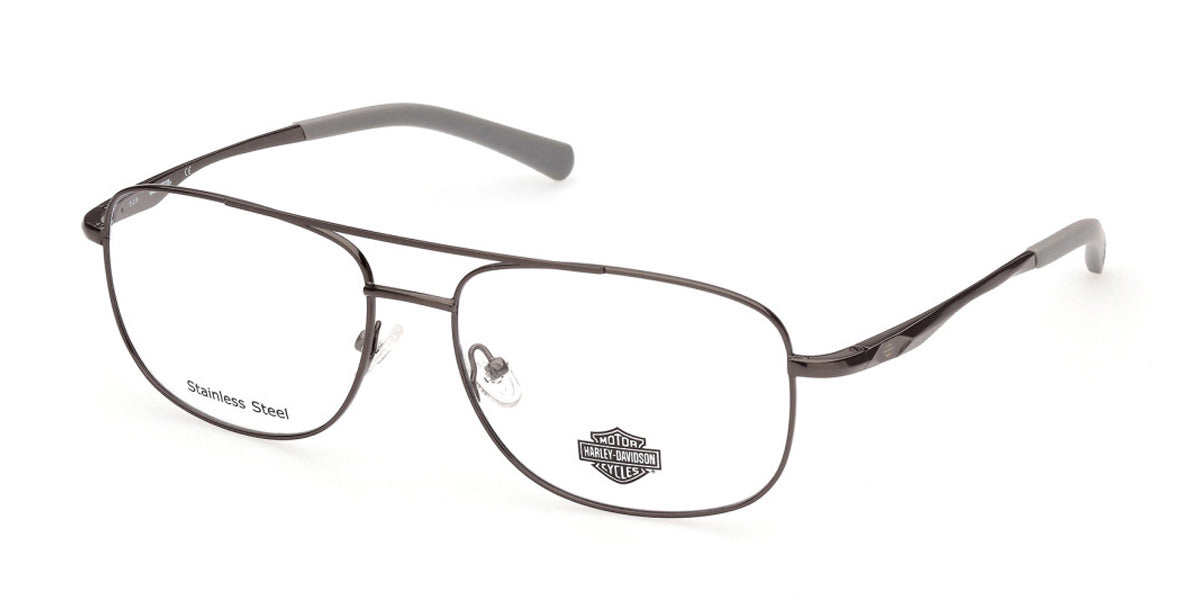 Shiny Gunmetal HARLEY DAVIDSON HD0822 Eyeglasses.