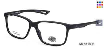 Matte Black HARLEY DAVIDSON HD0879 Eyeglasses.