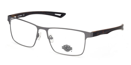 Matte Gunmetal / Dark Havana HARLEY DAVIDSON HD0880 Eyeglasses.