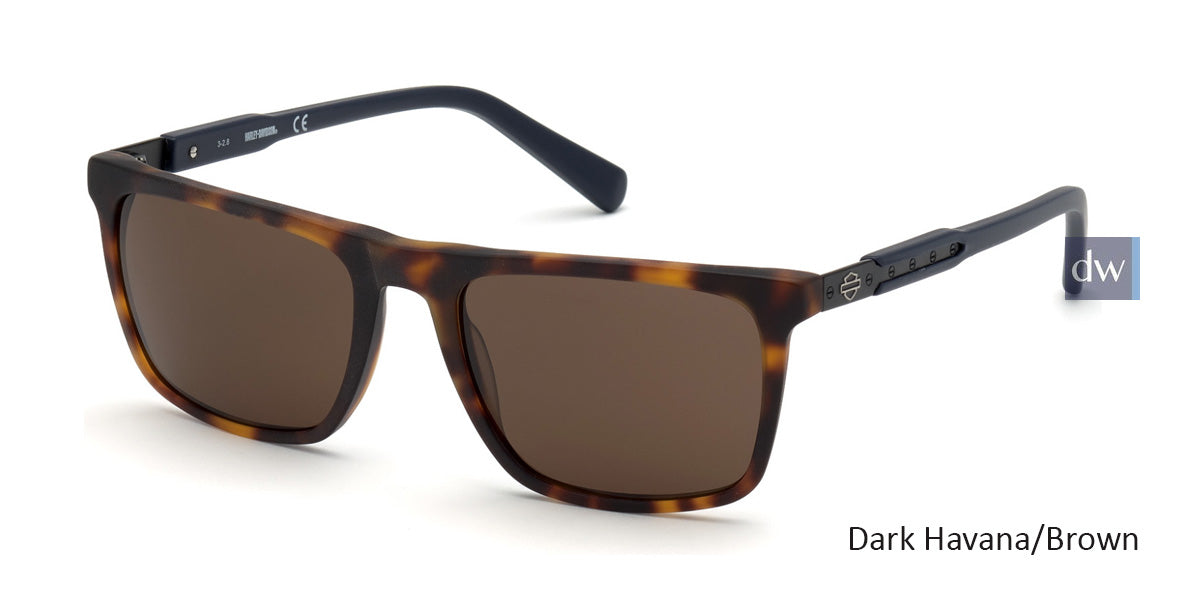 Dark Havana/Brown HARLEY-DAVIDSON HD0934X Sunglasses