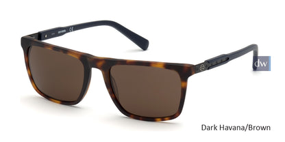 Dark Havana/Brown HARLEY-DAVIDSON HD0934X Sunglasses