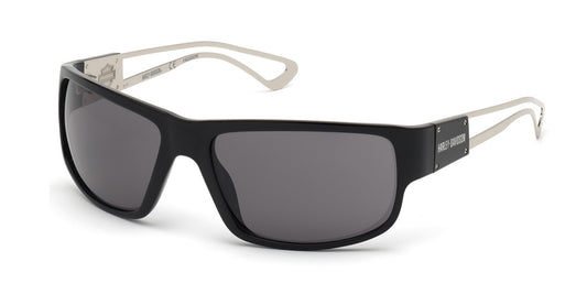 Shiny Black/Smoke HARLEY-DAVIDSON HD1001X Sunglasses.