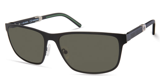 Matte Black/Green HARLEY-DAVIDSON HD1002X Sunglasses.