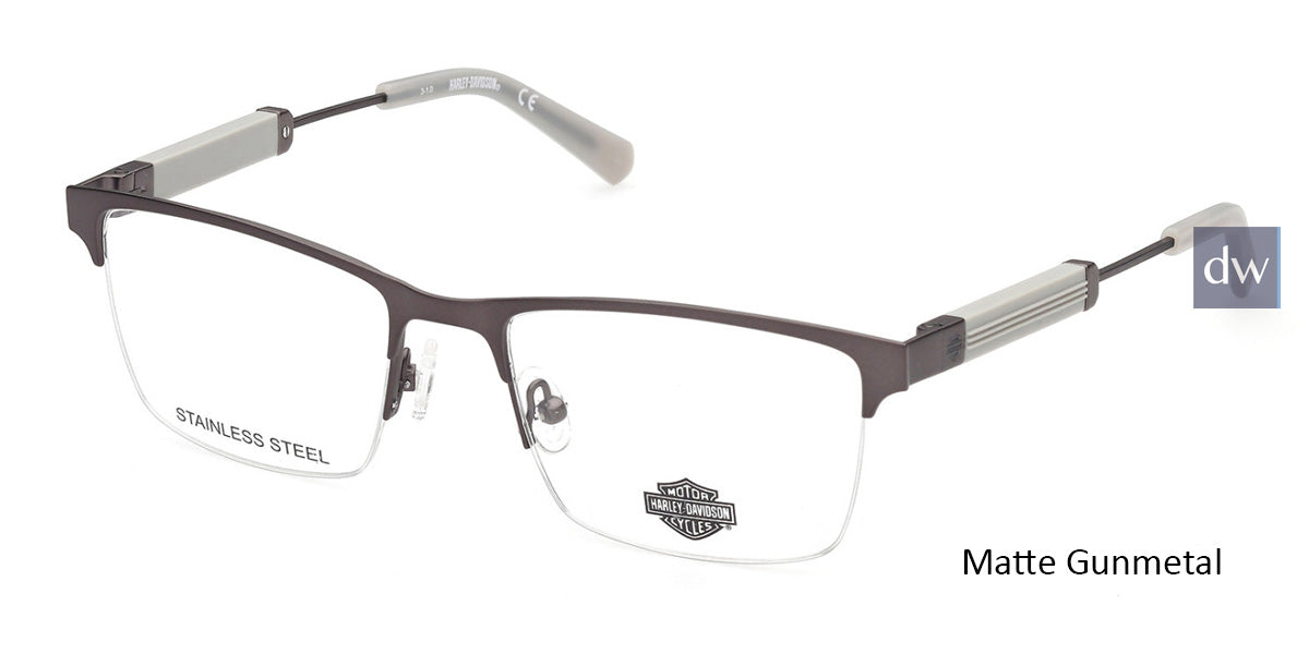 Matte Gunmetal HARLEY-DAVIDSON HD9013 Eyeglasses.