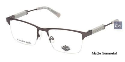 Matte Gunmetal HARLEY-DAVIDSON HD9013 Eyeglasses.