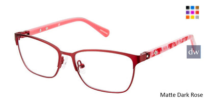 Matte Dark Rose Sperry HALYARD Girls Tween Eyeglasses - Teenager.