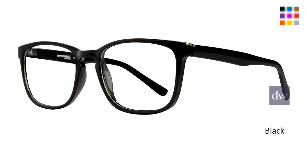 Black Affordable Designs Harry Eyeglasses