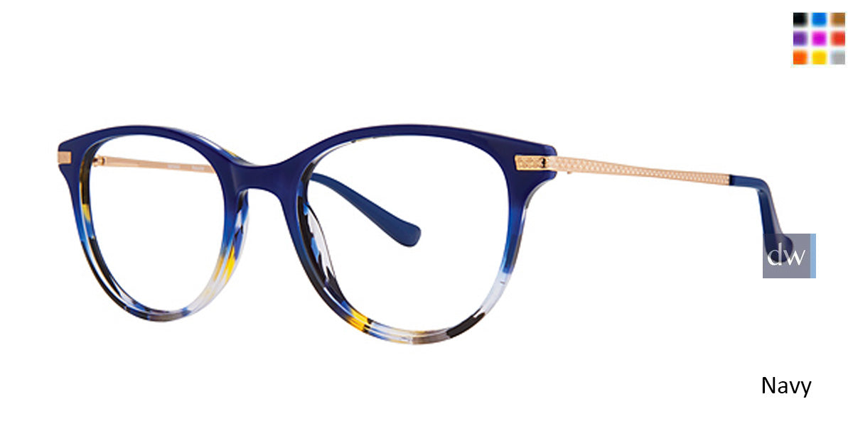 Navy Kensie RX Haute Eyeglasses - Teenager