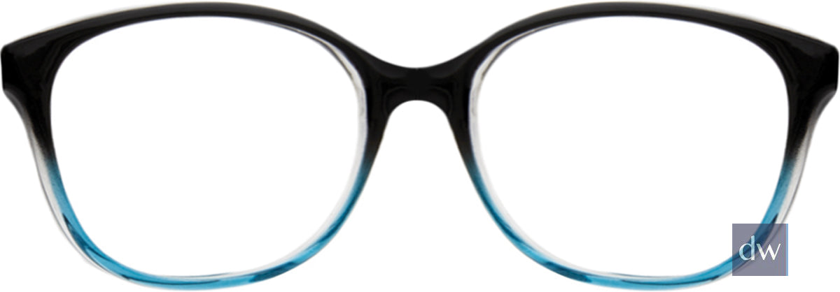 Black Blue Affordable Designs Heather Eyeglasses