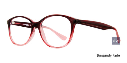 Burgundy Fade Affordable Designs Heather Eyeglasses