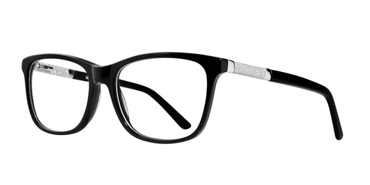 Black Silver Serafina Hope Eyeglasses