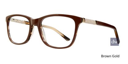 Brown Gold Serafina Hope Eyeglasses