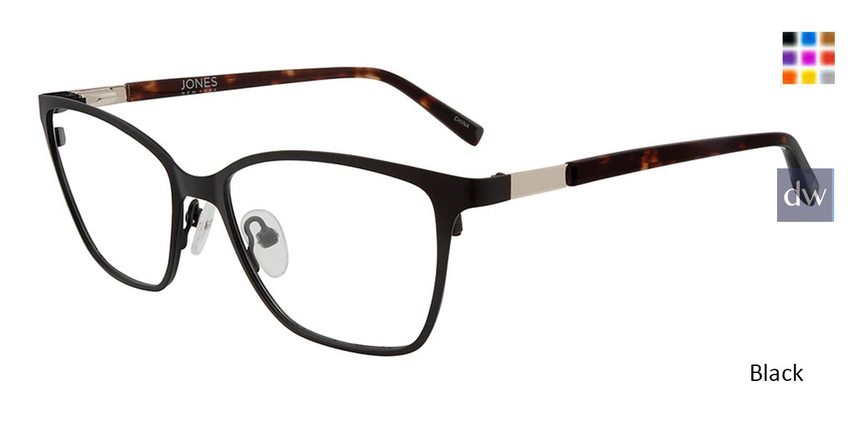 Black Jones New York Petite J149 Eyeglasses - Teenager.