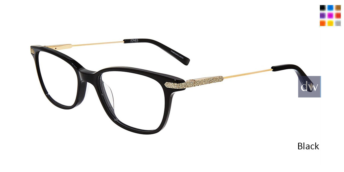Black Jones New York Petite J242 Eyeglasses - Teenager.
