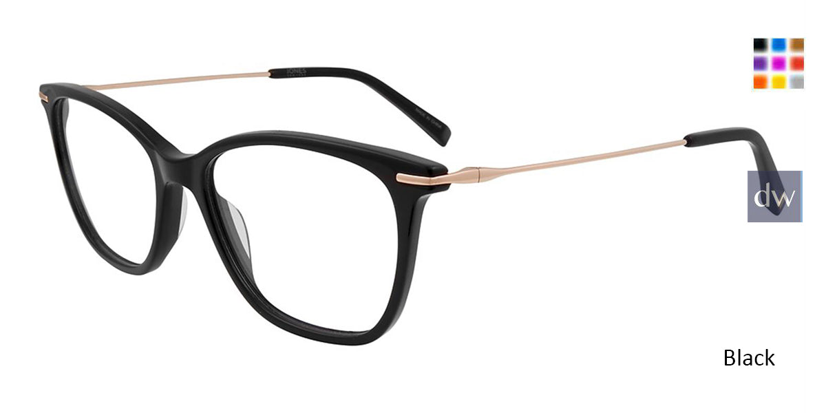 Black Jones New York J775 Eyeglasses.