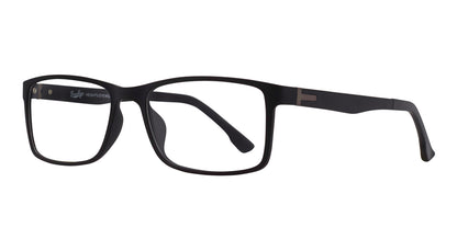 Black Matte Brooklyn Jacob Eyeglasses.