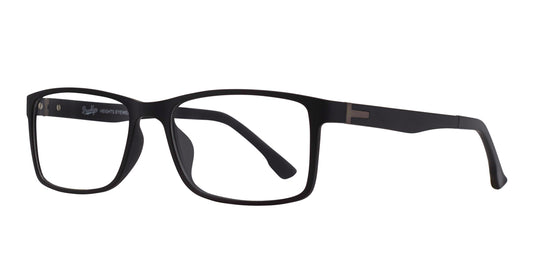 Black Matte Brooklyn Jacob Eyeglasses.