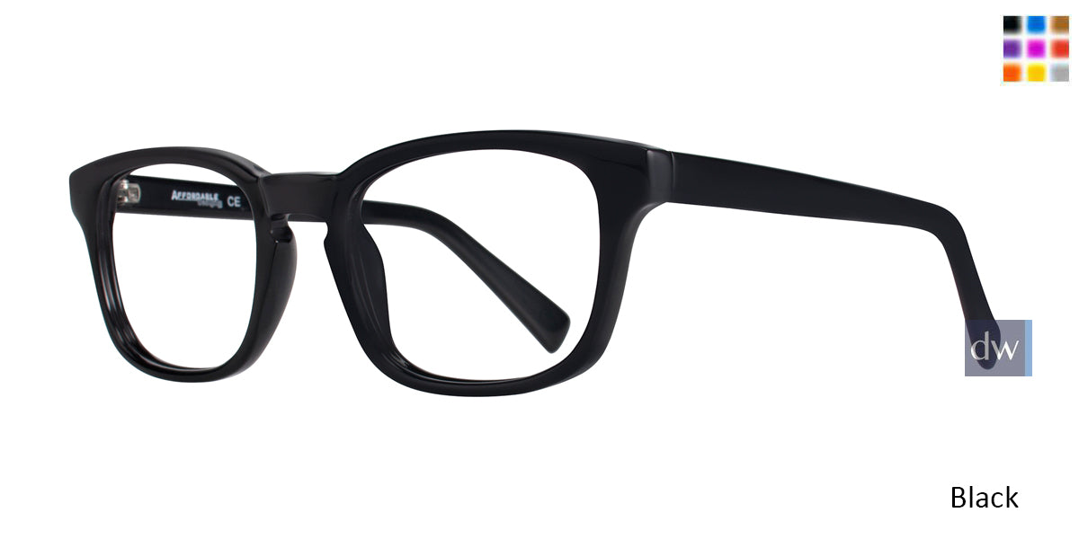 Black Affordable Designs Jan Eyeglasses.
