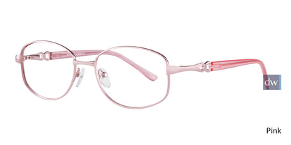 Pink Affordable Designs Julia Eyeglasses.