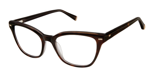 Havana Tortoise Kate Young For Tura K132 Eyeglasses.