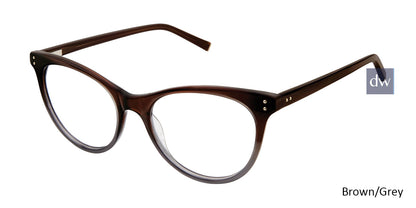 Brown/Grey Kate Young For Tura K314 Eyeglasses.