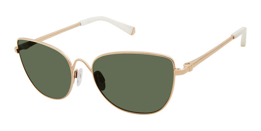 Gold Kate Young For Tura K554 Sunglasses.