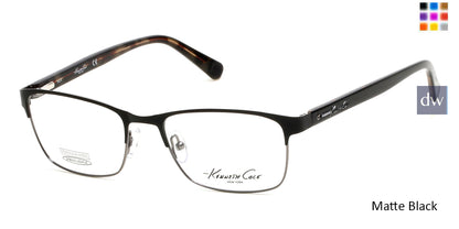 Matte Black Kenneth Cole New York KC0248 Eyeglasses.