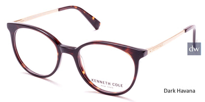 Dark Havana Kenneth Cole New York KC0288 Eyeglasses.