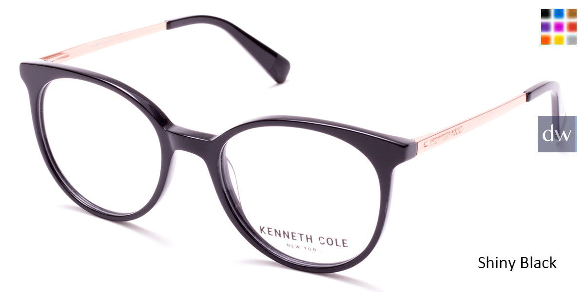 Shiny Black Kenneth Cole New York KC0288 Eyeglasses.