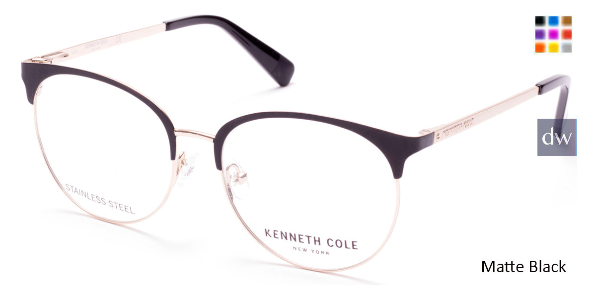 Matte Black  Kenneth Cole New York KC0289 Eyeglasses.