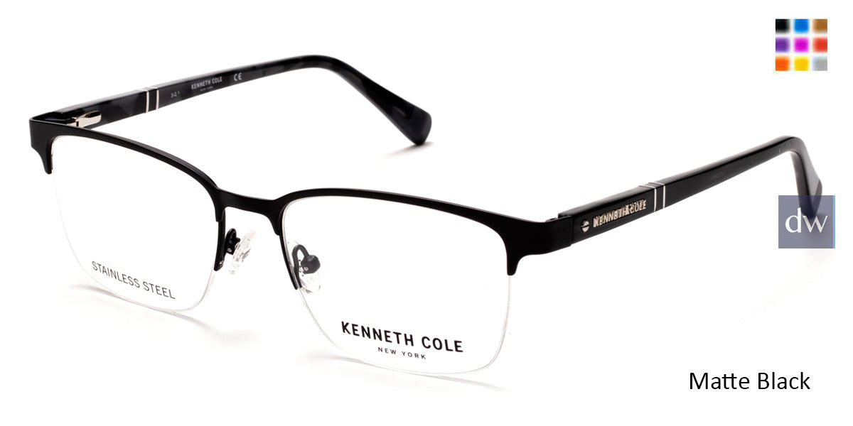 Matte Black Kenneth Cole New York KC0291 Eyeglasses.