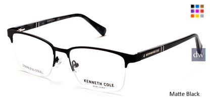 Matte Black Kenneth Cole New York KC0291 Eyeglasses.