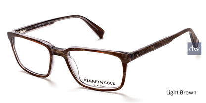 Light Brown Kenneth Cole New York KC0293 Eyeglasses.