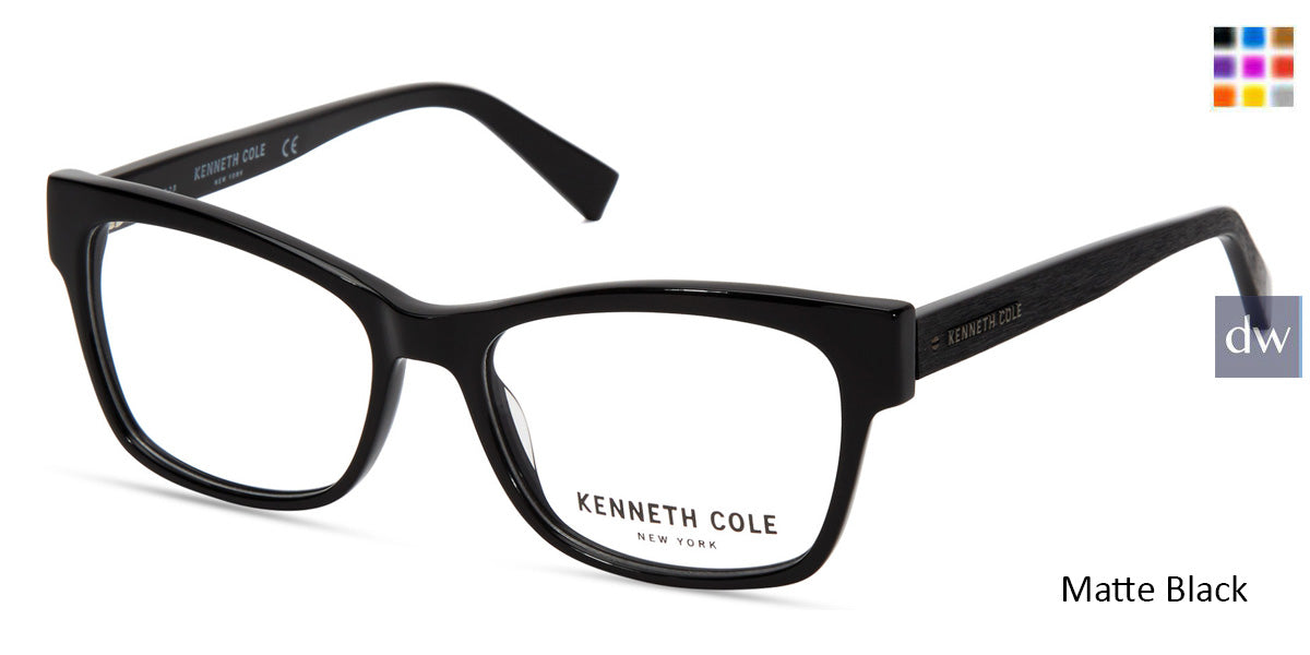 Matte Black Kenneth Cole New York KC0297 Eyeglasses.