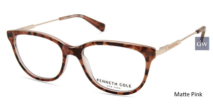 Matte Pink Kenneth Cole New York KC0298 Eyeglasses.