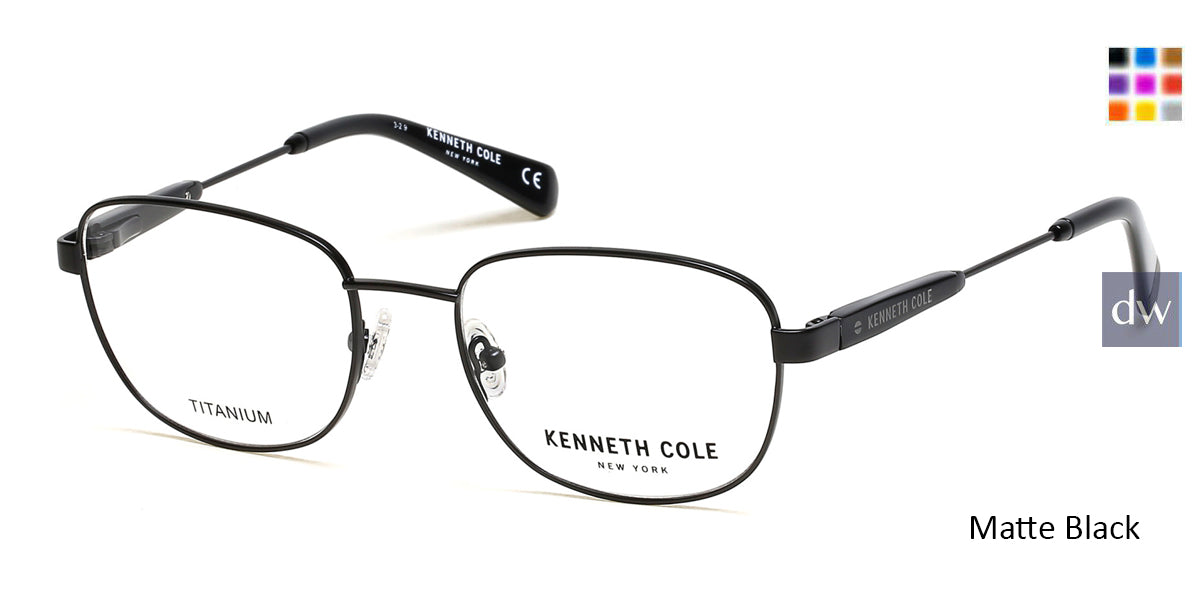 Matte Black Kenneth Cole New York KC0299 Eyeglasses.
