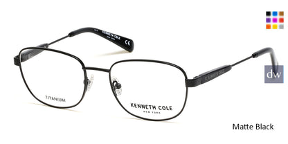 Matte Black Kenneth Cole New York KC0299 Eyeglasses.