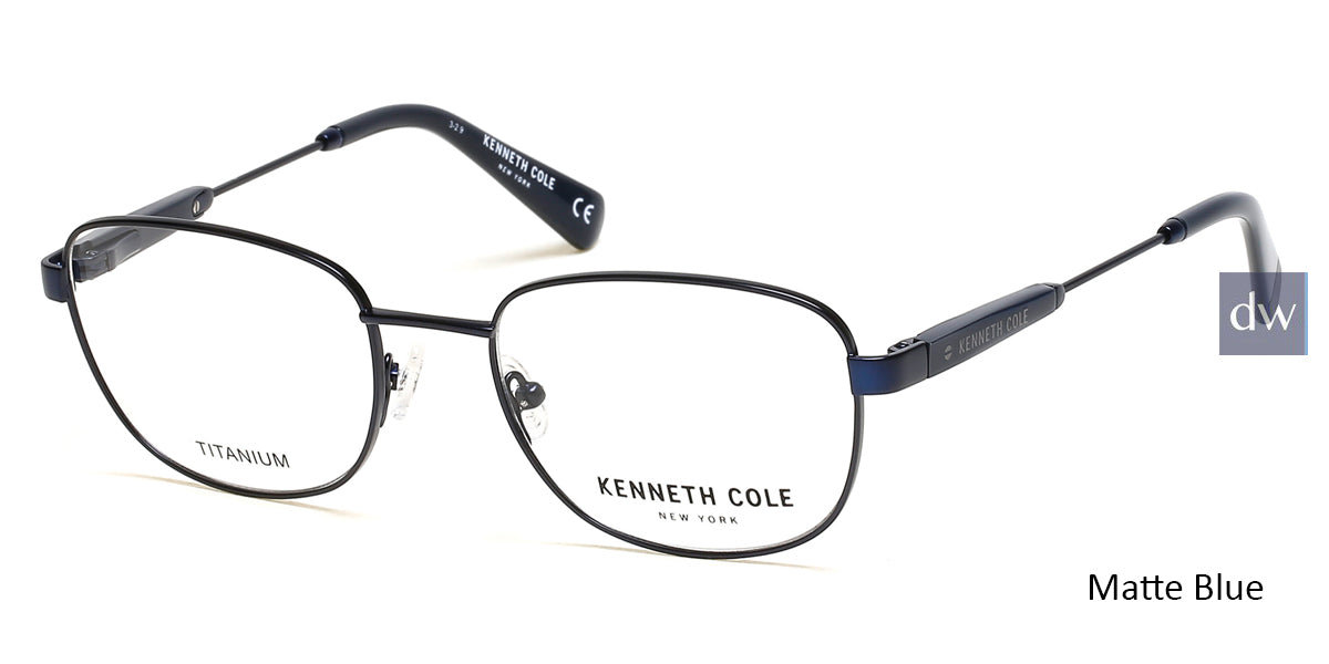 Matte Blue Kenneth Cole New York KC0299 Eyeglasses.