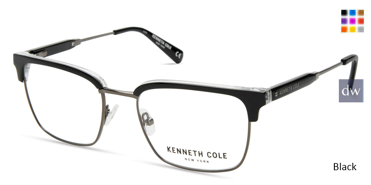 Black Kenneth Cole New York KC0303 Eyeglasses.