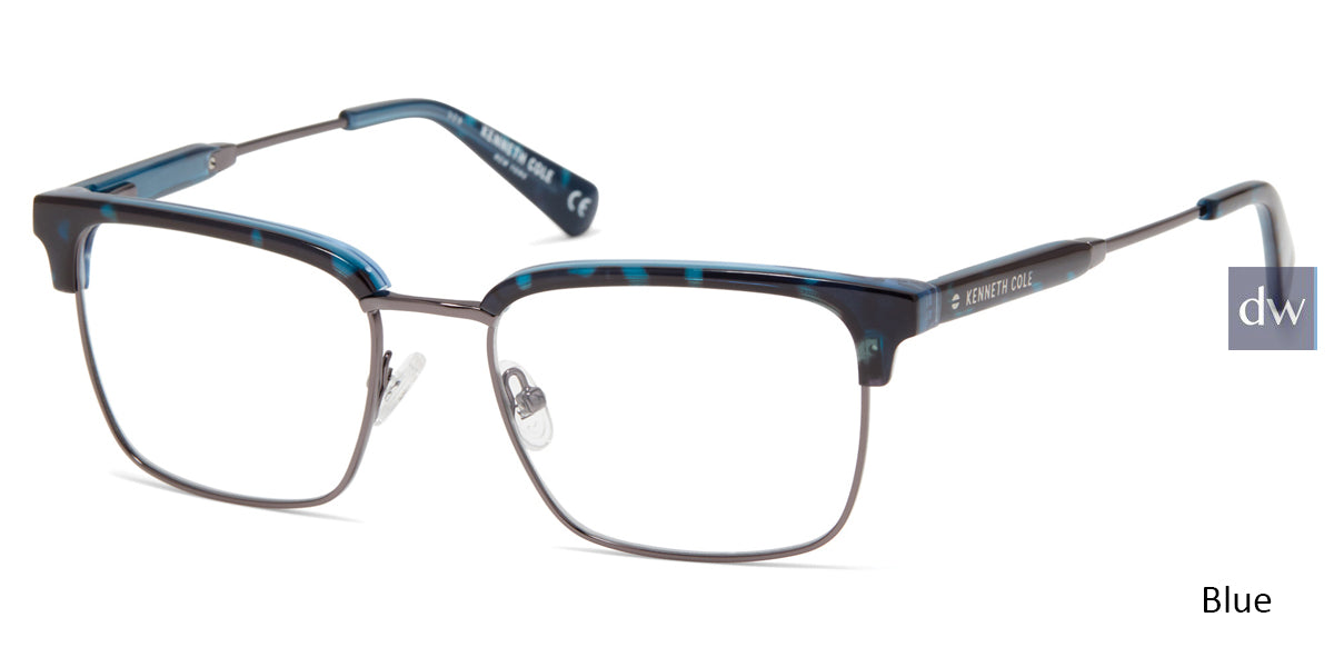 Blue Kenneth Cole New York KC0303 Eyeglasses.