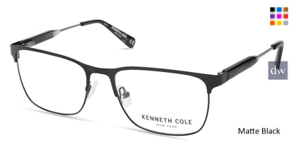 Matte Black Kenneth Cole New York KC0312 Eyeglasses.
