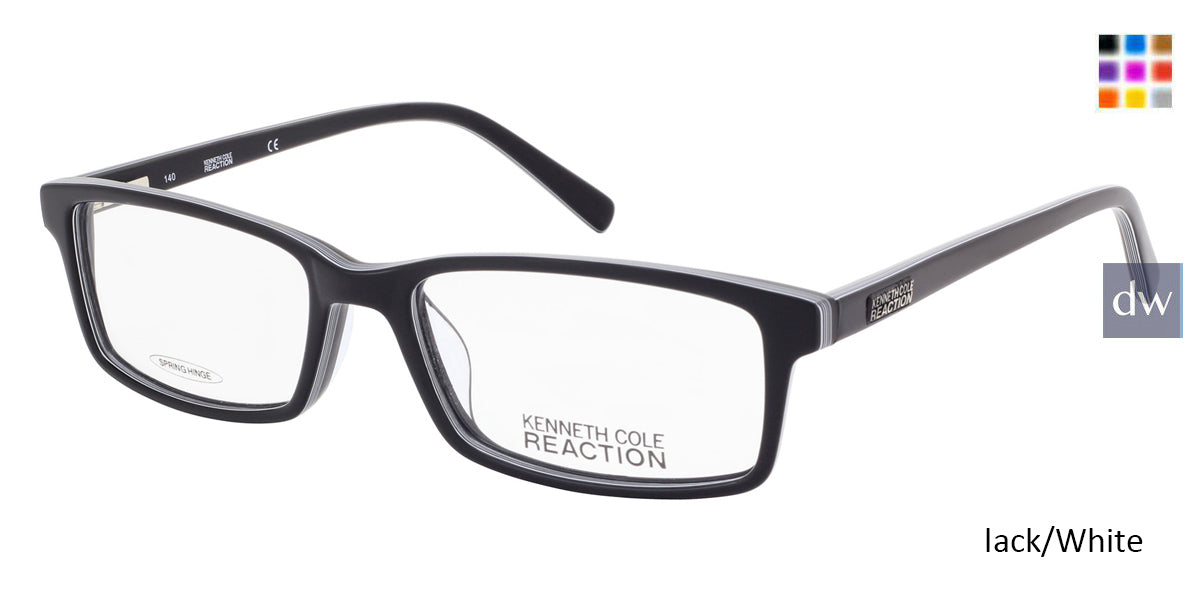 Black/White Kenneth Cole Reaction KC0749 Eyeglasses.