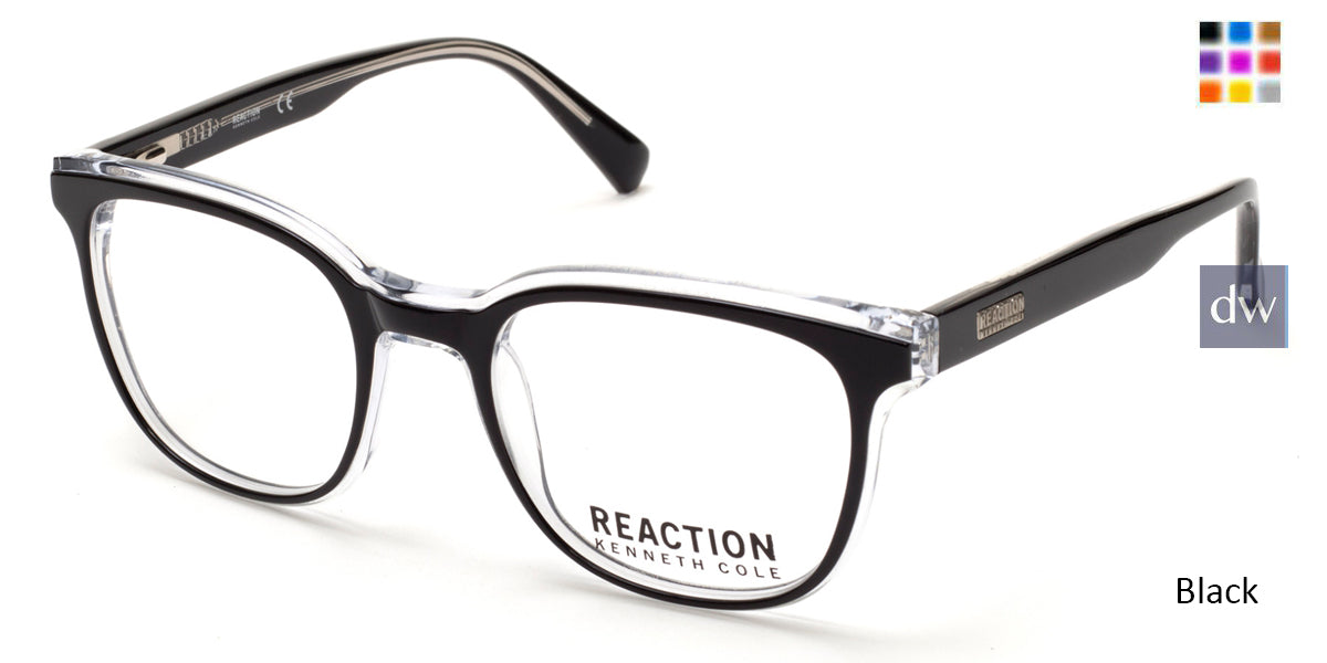 Black Kenneth Cole Reaction KC0800 Eyeglasses.